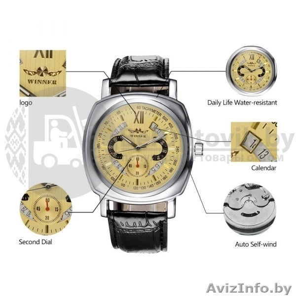 Мужские часы (механика) Winner J0408 - Изображение #2, Объявление #1639458