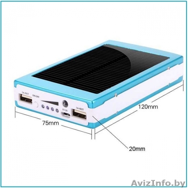 Универсальный внешний аккумулятор на солнечных батареях 20000 mAh - Изображение #4, Объявление #1639621