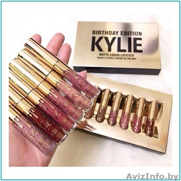 Жидкая матовая помада KYLIE BIRTHDAY EDITION (6 оттенков) - Изображение #3, Объявление #1639630