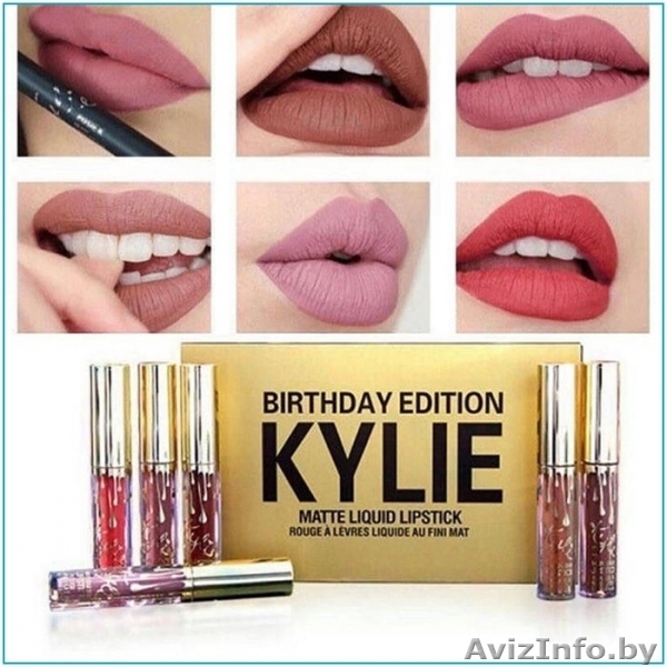 Жидкая матовая помада KYLIE BIRTHDAY EDITION (6 оттенков) - Изображение #4, Объявление #1639630