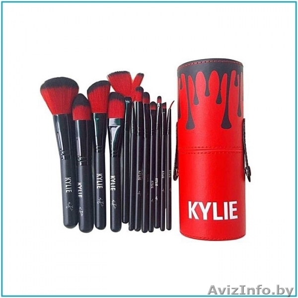 Набор кистей KYLIE в тубусе (12 кистей) Red - Изображение #4, Объявление #1640578