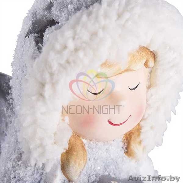 Керамическая фигурка Снегурочка на шаре 9-8-16 см - Изображение #3, Объявление #1642524