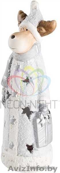 Керамическая фигурка Олененок с шарфом 7-6,5-21 см - Изображение #1, Объявление #1642528