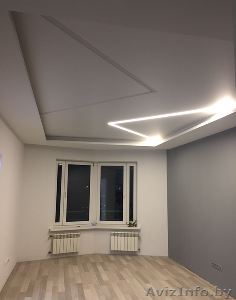 Натяжные потолки, парящие  потолки и линии.  - Изображение #3, Объявление #1640144