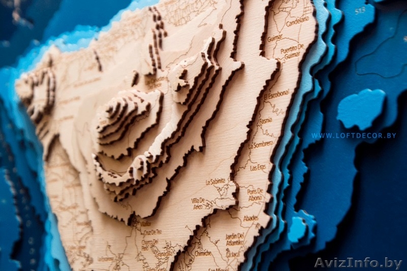 Тенерифе на карте из дерева - Изображение #4, Объявление #1644364