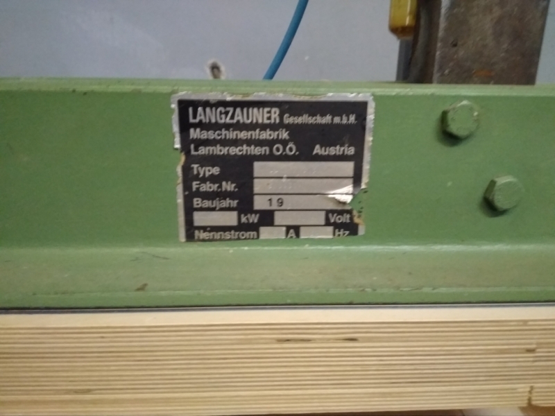 Фурнирная пила LANGZAUNER - Изображение #3, Объявление #1645424