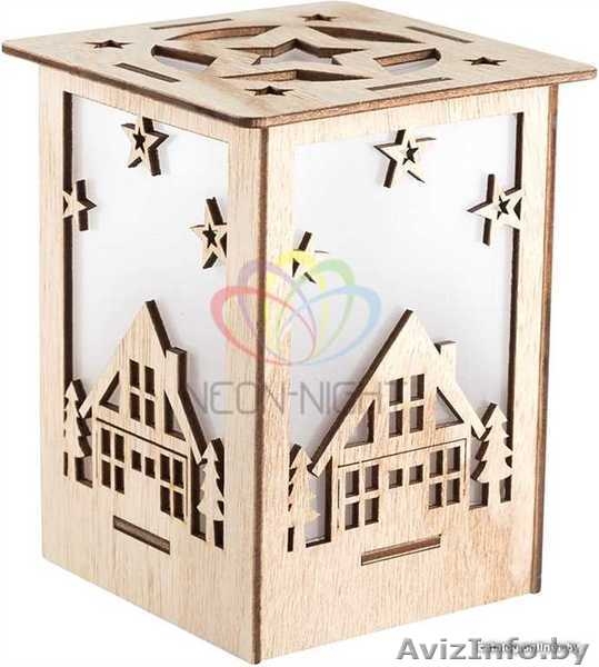 Деревянная фигурка с подсветкой Волшебный фонарик 13,8-11-11 - Изображение #1, Объявление #1642561