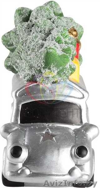 Керамическая фигурка Автобус с елкой 19-9-16 см - Изображение #4, Объявление #1642559