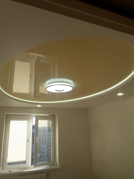 Натяжные двухуровневые потолки с подсветкой - Изображение #7, Объявление #1655363