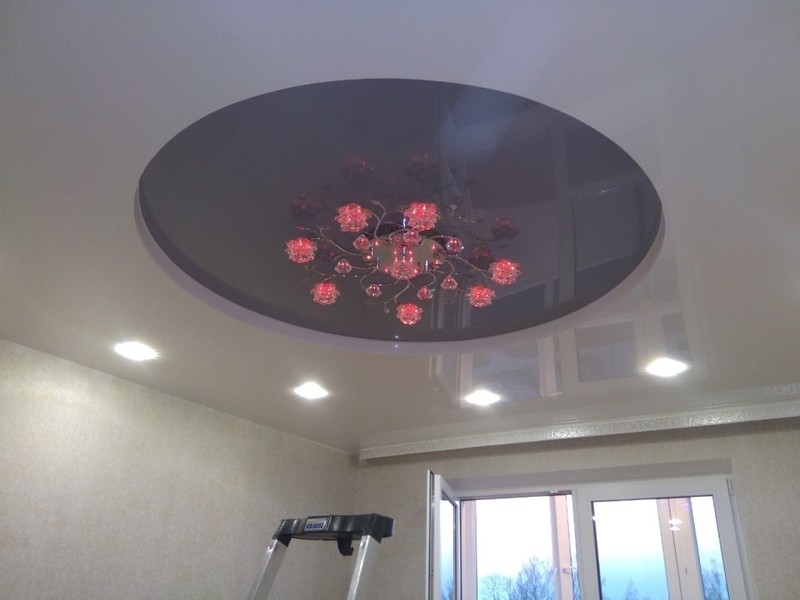 Натяжные двухуровневые потолки с подсветкой - Изображение #9, Объявление #1655363