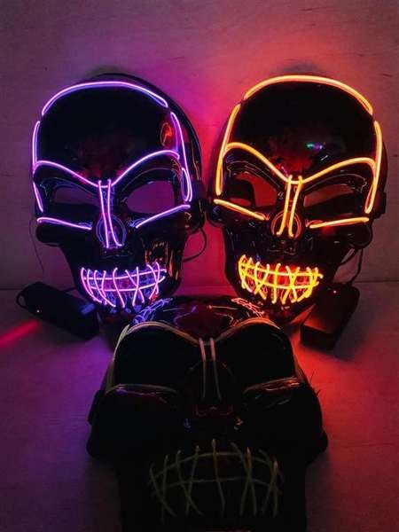 НЕОНОВАЯ МАСКА "ЧЕРЕП 2" NEW 2019 - Изображение #1, Объявление #1669637