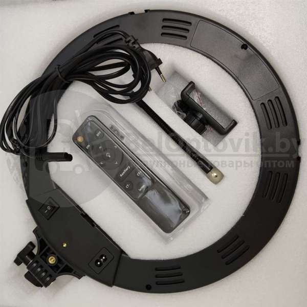 Кольцевая светодиодная лампа для визажиста d325 мм  пульт  штатив 2.7м. - Изображение #3, Объявление #1668199