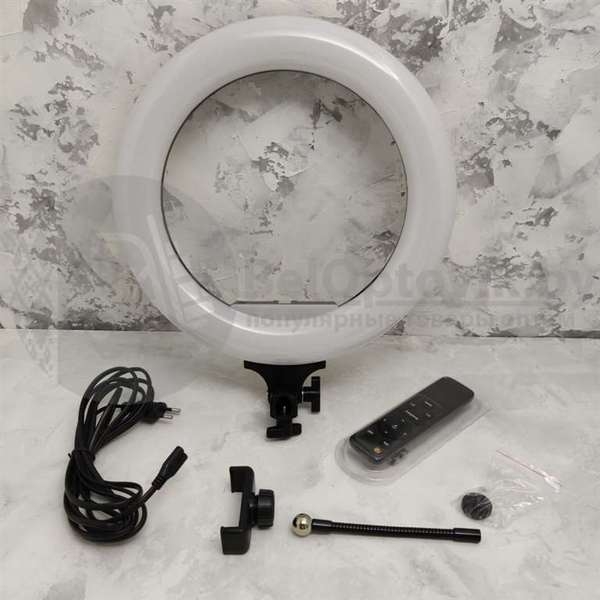 Кольцевая светодиодная лампа для визажиста d325 мм  пульт  штатив 2.7м. - Изображение #4, Объявление #1668199