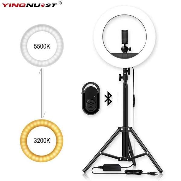 Кольцевая лампа на штативе2,1м LED RING 336 светодиодов, d335 мм Сумка Крепление для телефона - Изображение #3, Объявление #1668202