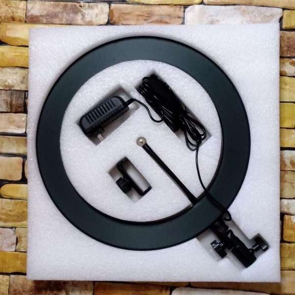 КОЛЬЦЕВАЯ ЛАМПА Led Ring 36 см Металлический корпус  Штатив2.1М Держатель для телефона - Изображение #6, Объявление #1668242