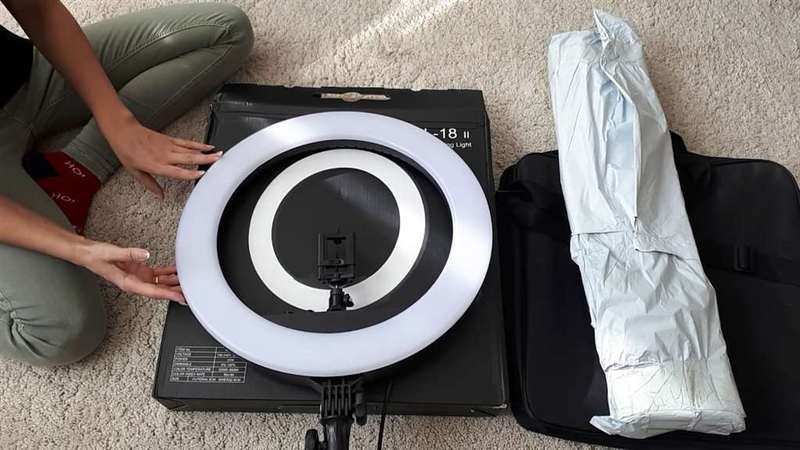 КОЛЬЦЕВАЯ ЛАМПА Ultra RL18 II   Штатив2.1М   Держатель для телефона   Зеркало - Изображение #3, Объявление #1668238