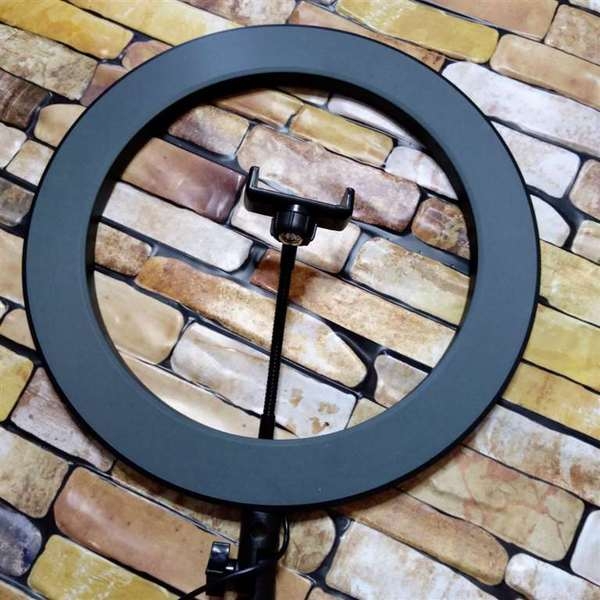 КОЛЬЦЕВАЯ ЛАМПА Led Ring 36 см Металлический корпус  Штатив2.1М Держатель для телефона - Изображение #5, Объявление #1668242