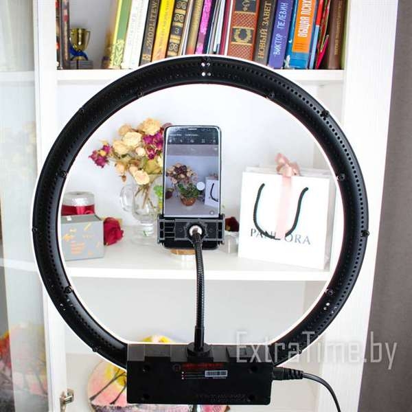 Кольцевая лампа Led Slim 35 см  Держатель для телефона ПУЛЬТ БЕЗ ШТАТИВА - Изображение #3, Объявление #1668322