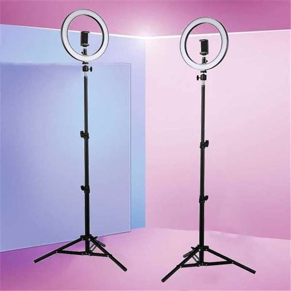 Кольцевая светодиодная лампа LED Ring 26 см  Пульт Штатив2.1М Держатель для телефона - Изображение #7, Объявление #1668207