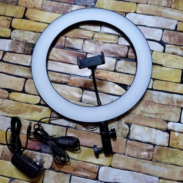 КОЛЬЦЕВАЯ ЛАМПА Led Ring 36 см Металлический корпус  Штатив2.1М Держатель для телефона - Изображение #3, Объявление #1668242