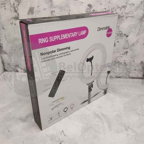 Кольцевая светодиодная лампа для визажиста d325 мм  пульт  штатив 2.7м. - Изображение #8, Объявление #1668199