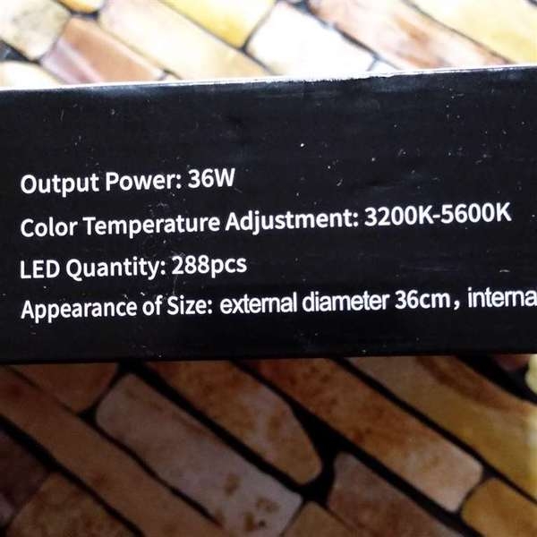 КОЛЬЦЕВАЯ ЛАМПА Led Ring 36 см Металлический корпус Держатель для телефона БЕЗ ШТАТИВА - Изображение #7, Объявление #1668284