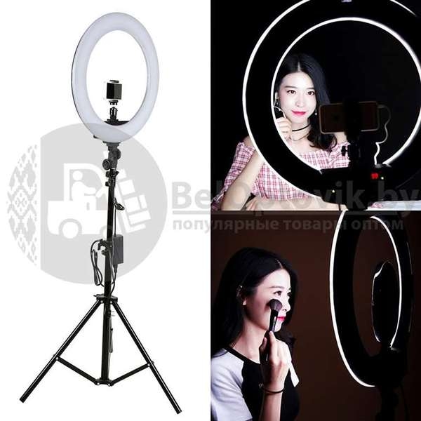 Кольцевая светодиодная лампа для визажиста d325 мм  пульт  штатив 2.7м. - Изображение #9, Объявление #1668199