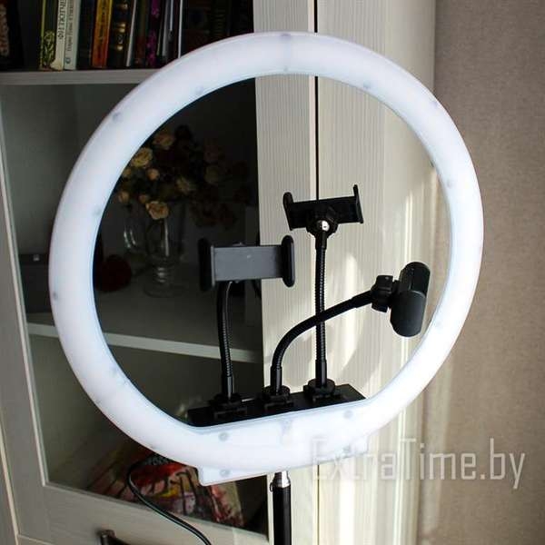 Кольцевая лампа Led Slim 35 см  Держатель для телефона ПУЛЬТ БЕЗ ШТАТИВА - Изображение #9, Объявление #1668322