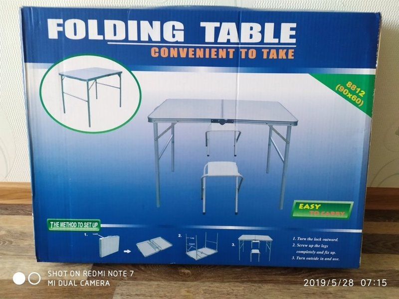 Стол туристический + 2 стула. Новый, запечатан - Изображение #3, Объявление #1674052
