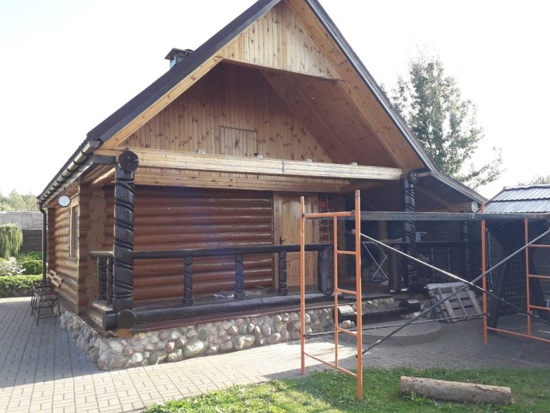 Шлифовка покраска деревянных домов, бань - Изображение #1, Объявление #1680417