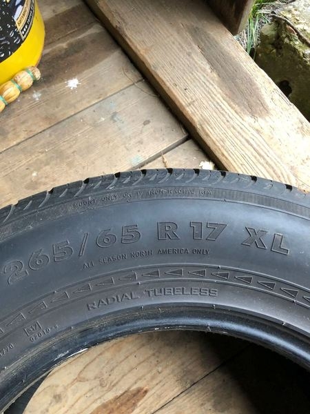 4 летние шины Nokian NRVi SUV 265/65 r17 - Изображение #7, Объявление #1679570