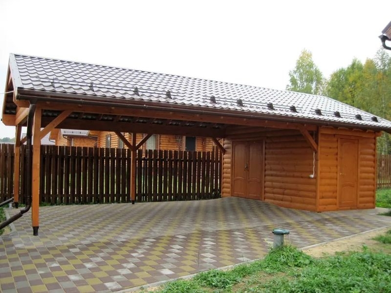 Деревянные навесы для авто под заказ. - Изображение #3, Объявление #1682050