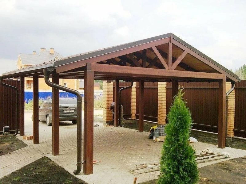 Деревянные навесы для авто под заказ. - Изображение #5, Объявление #1682050