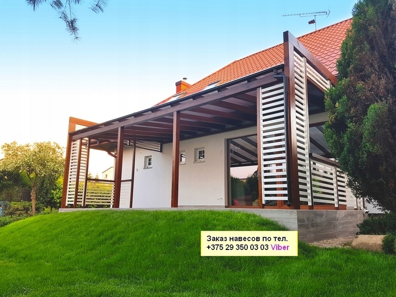 Террасы, строительство придомовых навесов из дерева. - Изображение #4, Объявление #1685270