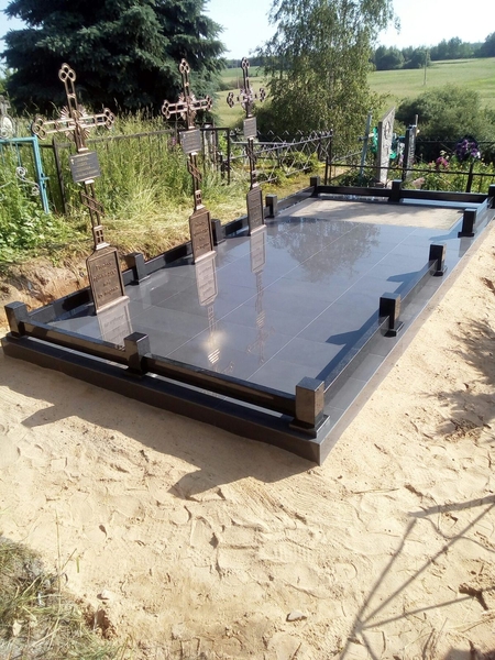 Комплексное благоустройство мест захоронений. Памятники из гранита. - Изображение #4, Объявление #1701545