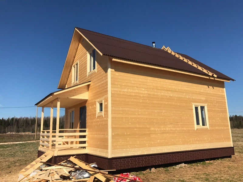 Каркасный Дом по проекту Нильсия 7х8м под ключ - Изображение #5, Объявление #1718243