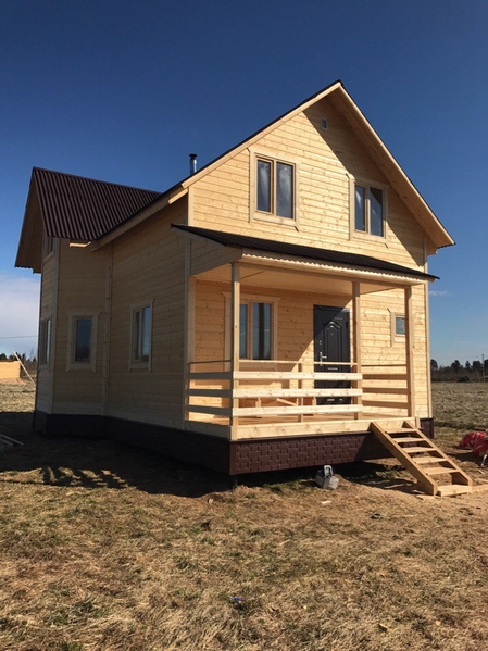 Каркасный Дом по проекту Нильсия 7х8м под ключ - Изображение #1, Объявление #1718243