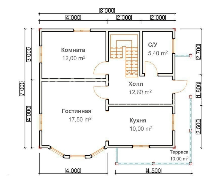 Каркасный Дом по проекту Нильсия 7х8м под ключ - Изображение #9, Объявление #1718243