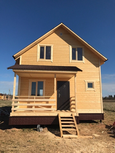 Каркасный Дом по проекту Нильсия 7х8м под ключ - Изображение #3, Объявление #1718243