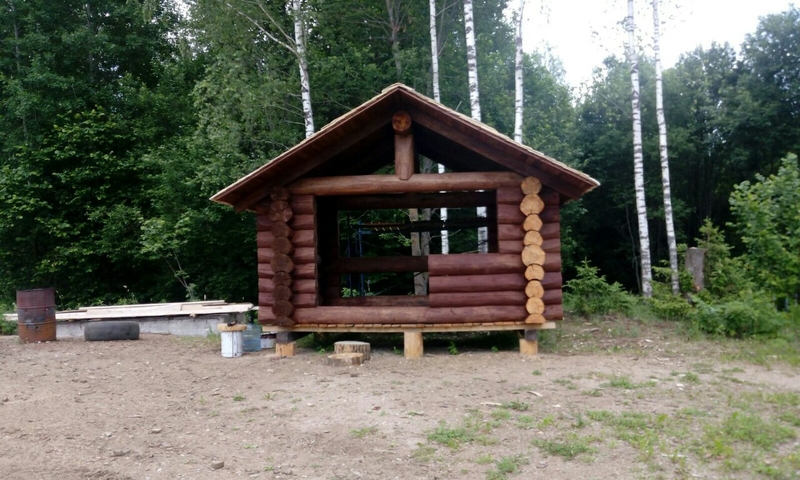 Беседка рубленная вручную в канадский угол - Изображение #4, Объявление #1722412