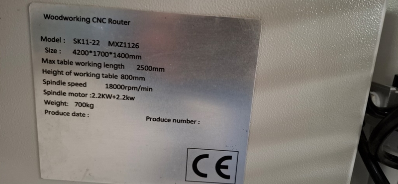 20-90-534 CNC сверлильно-долбежный станок  WOODLAND MACHINERY  (новый) - Изображение #9, Объявление #1741734