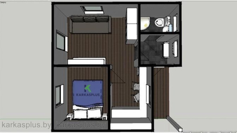 Дачный дом 6х6 м  - Изображение #3, Объявление #1751209